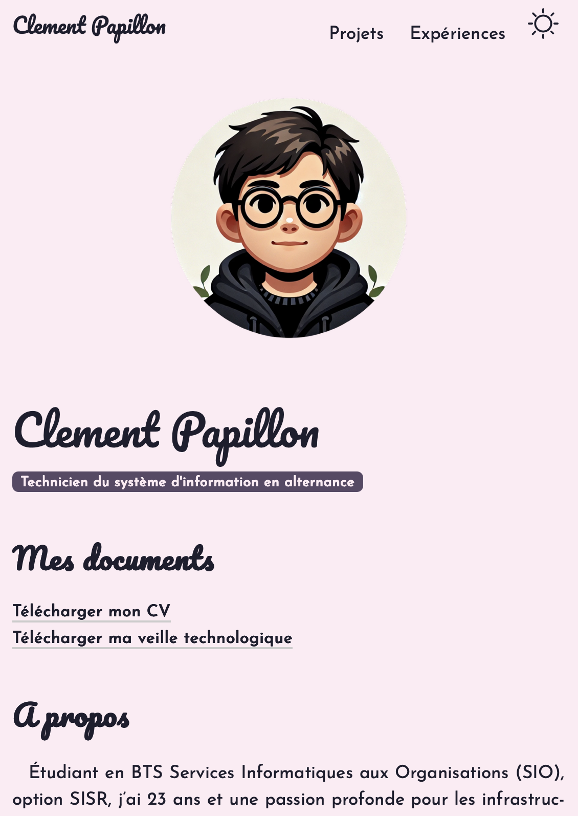 Conception d'un Portfolio en Astro